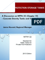 A Discussion On NFPA 22 (Chapter 10) - Concrete Gravity Tanks and Suction Tanks