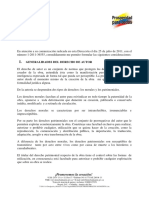 Derechos de Autor para Trabajos de Grado