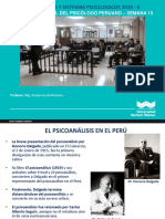 Curso: Teorías Y Sistemas Psicologicos 2019 - Ii: Situación Actual Del Psicólogo Peruano - Semana 15