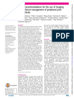 EULAR Recommendations for the Use of Imaging in the Clinical Management of Peripheral Joint Osteoarthritis