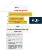 Balance de Comprobacion Ajustado E Impuesto A La Renta