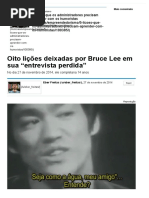 Oito Lições Deixadas Por Bruce Lee Em Sua “Entrevista Perdida” - Artigos - Cotidiano - Administradores