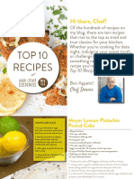 Dennis Recipe Book - Top 10