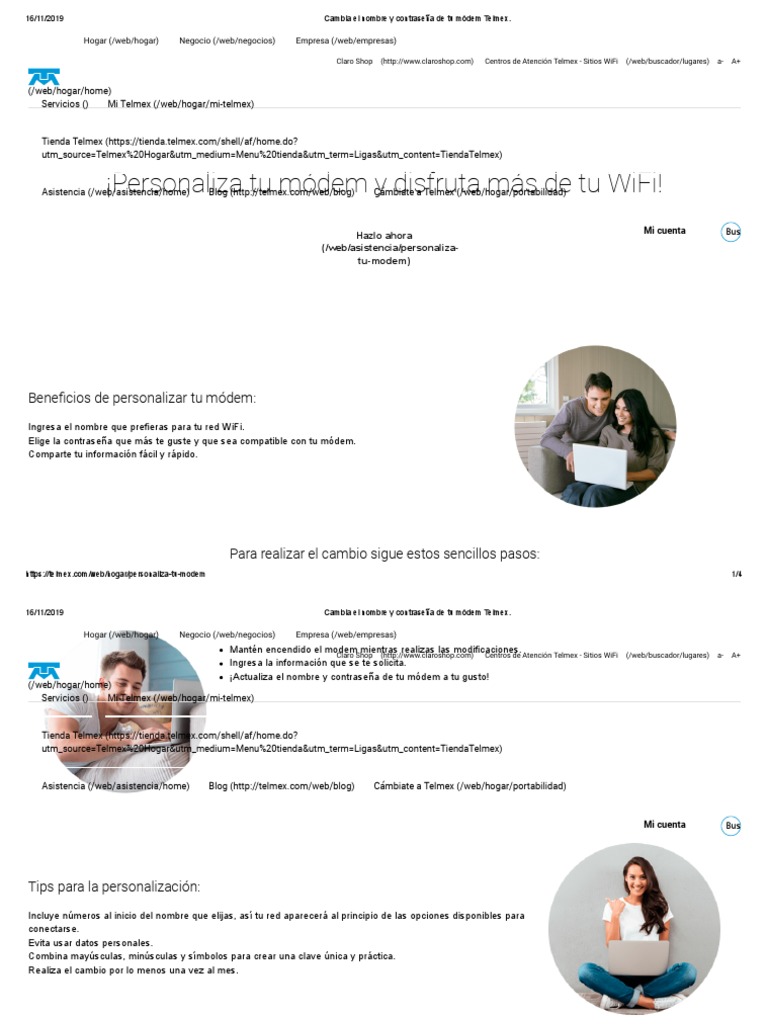 Image Result For Conoce Cmo Cambiar El Nombre Y Contrasea De Tu Wifi Telmex