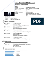 CV - Aby Yansun Pangestu (Terbaru) PDF