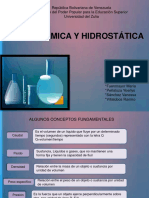 Hidrodinámica Y Hidrostática