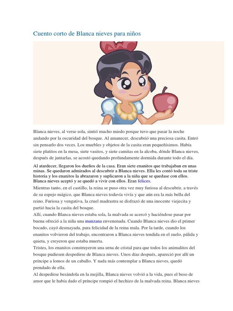 Cuento de Blancanieves | PDF