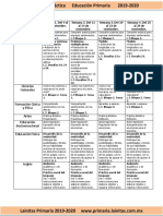 Noviembre - 3er Grado Dosificación (2019-2020)