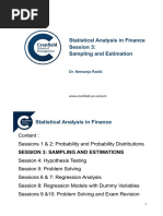 Sampling and Estimation