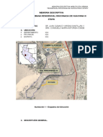 Memoria Descriptiva de Habilitacion Urbana