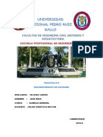 Apellidos: Vilchez Larios Nombre: Jose Raul Curso: Quimica General Docente: Rojas Montoya Wilton