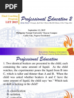 Final FCP Professional Education 2 Sep 2015 PNU W KEY PDF