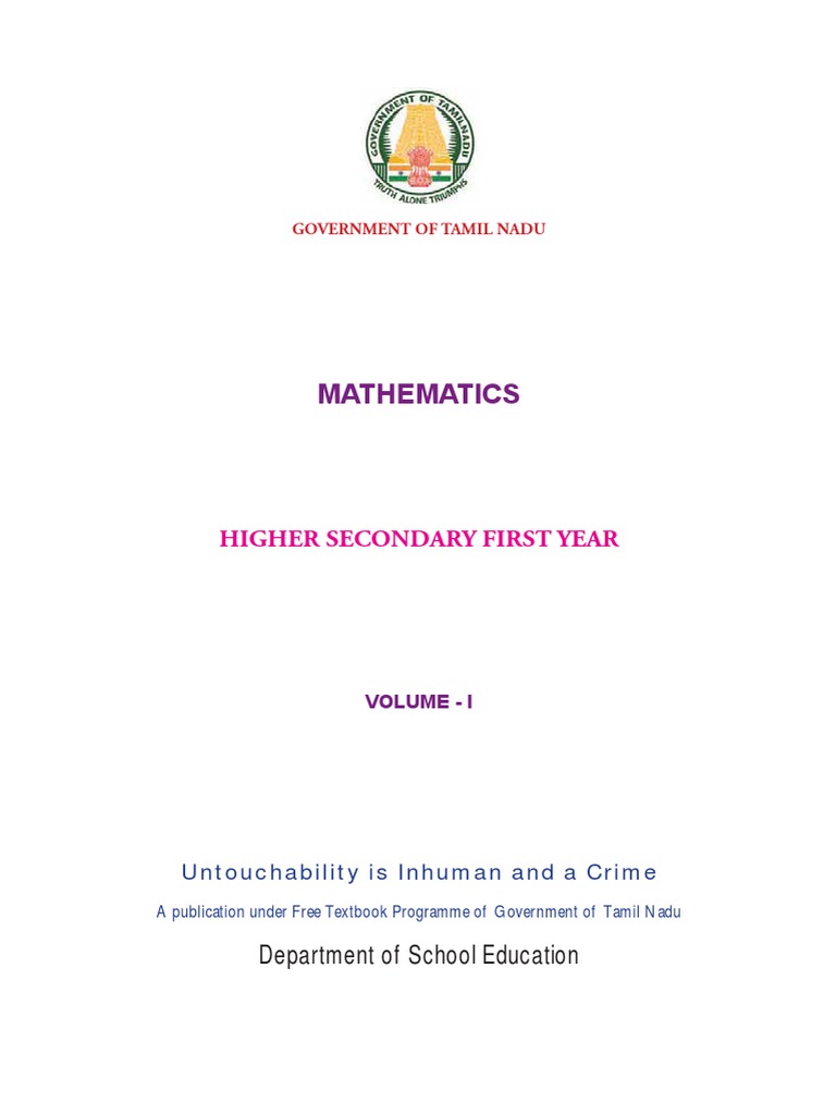 11 Maths Vol 1 EM PDF | PDF | Set (Mathematics) | Variable (Mathematics)