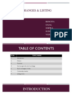  Stock Exchanges & Listing Norms