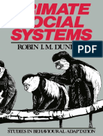 (Studies in Behavioural Adaptation) Robin I. M. Dunbar (Auth.) - Primate Social System