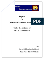 On Potential Problem Analysis: Under The Guidance of