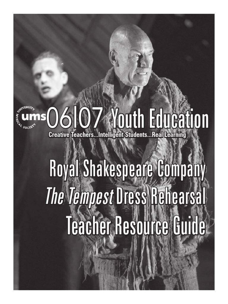 The Tempest Study GuideFinal | PDF | The Tempest | Theatre