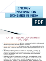 Energy Conservation Schemes in India