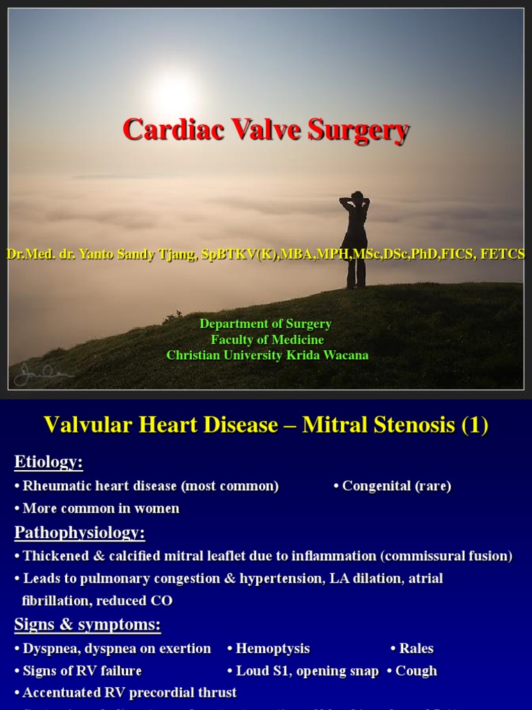 Mitral and Aortic Valve Disease Overview | PDF | Heart | Heart Valve
