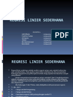 Regresi Linier Sederhana