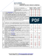 DK Visa Checklist