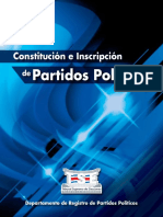 Constitucion de Partidos Politicos