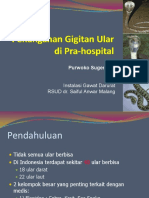 Pre Hospital Management Care of Snakebite - 2017-1 PDF