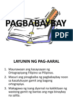 Fil 7 Pagbabaybay