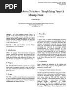 Work Breakdown Structure: Simplifying Project Management: 4. Procedure