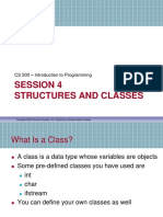 Session 4 Structures and Classes: CS 200 - Introduction To Programming
