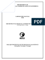 Microwave and Digital Communications Lab Manual