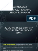 Technology Enhanced Teaching Lesson Exemplars