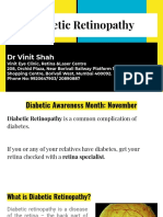 Diabetic Retinopathy: DR Vinit Shah