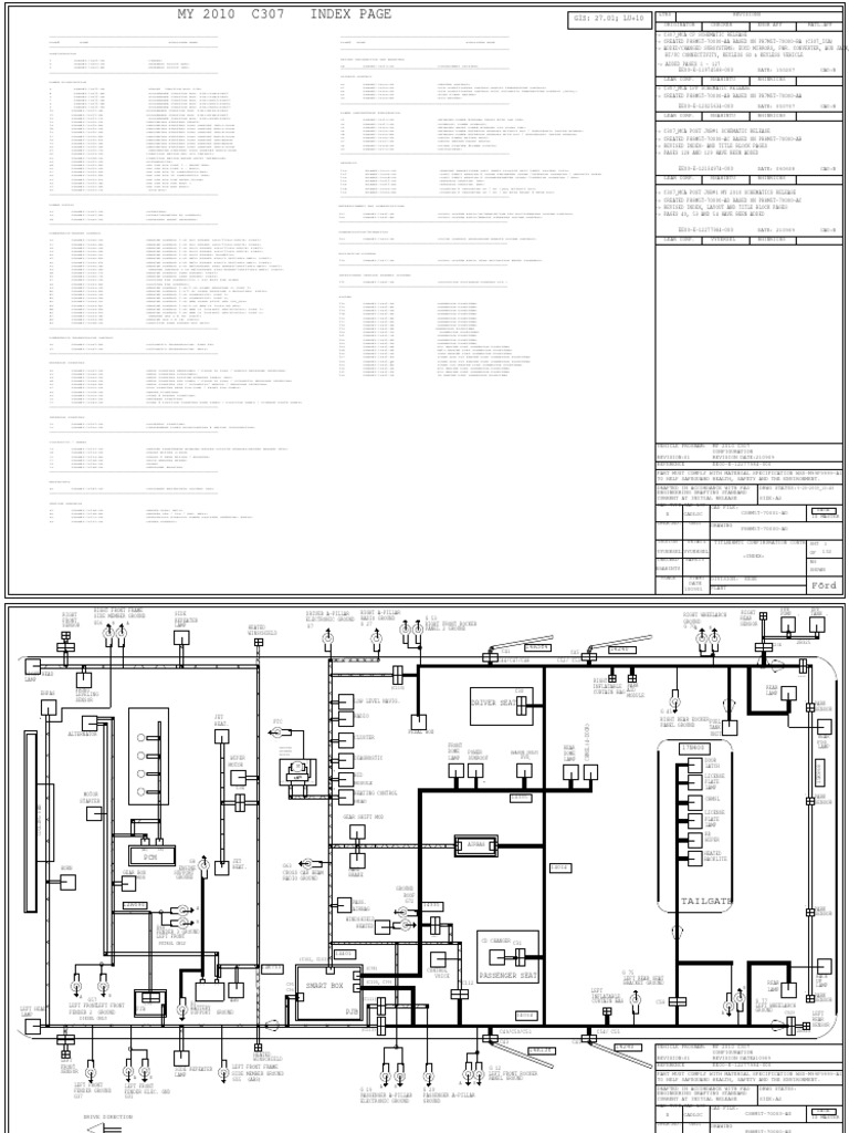 Ford Focus Mk2 2.5 Ph8m5t Full Wiring Diagram | PDF | Car Body Styles | Car