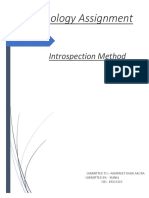 Introspection Method: Wundt's Role in Developing the Technique