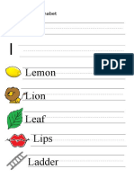 Lemon Lion Leaf Lips Ladder: The English Alphabet