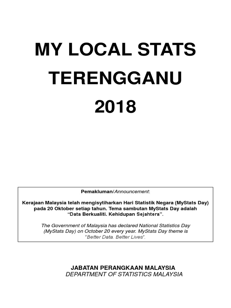 My Local Stats 2018 Terengganu Compressed Pdf