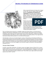 Special Feature-Liberalization, Privatization & Globalization in India