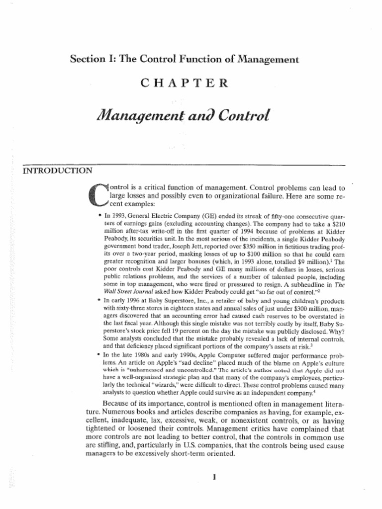Merchant - Modern Management Control Systems - Cap - 1 | PDF