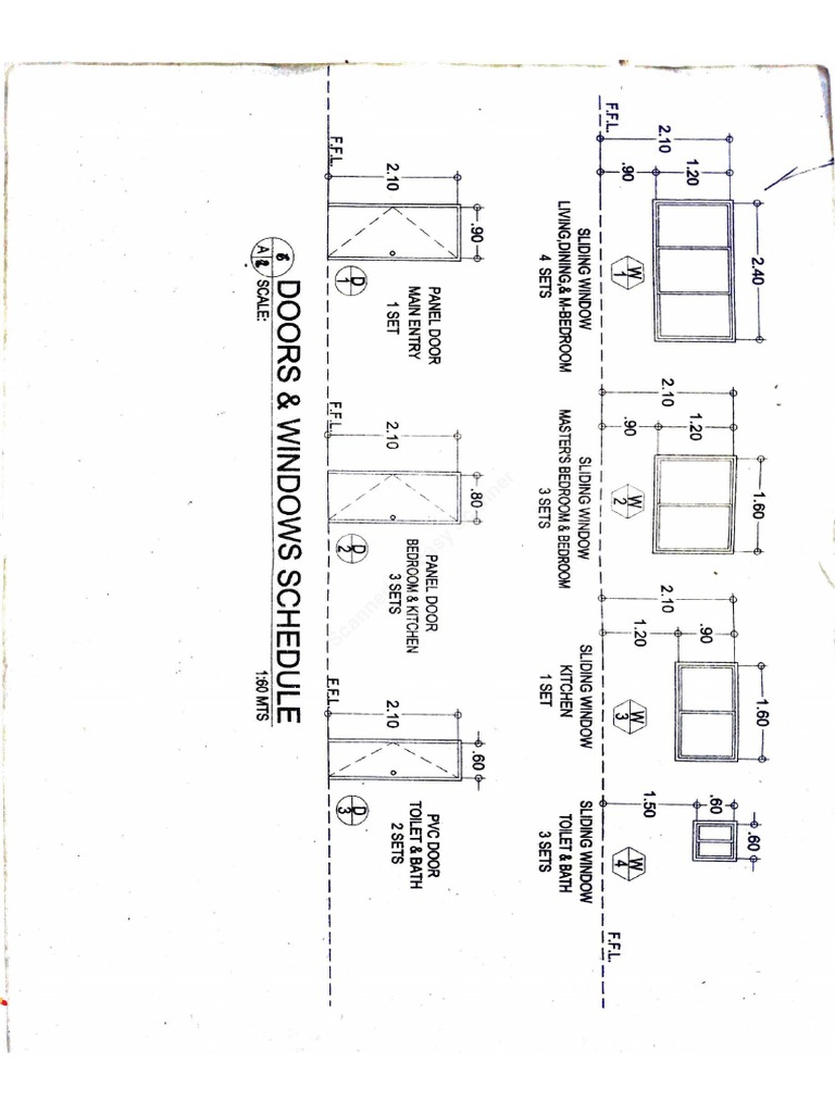 Schedule of Doors and Windows | PDF