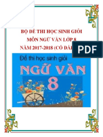 Bo de Thi Hoc Sinh Gioi Mon Ngu Van Lop 8 Nam 2017 2018 Co Dap An 7165 PDF