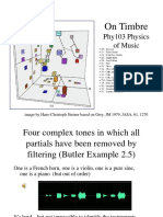 On Timbre: Phy103 Physics of Music