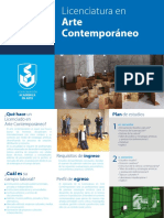 Folleto Licenciatura en Arte Web PDF