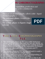 TLC Identification and Separation of Active Compounds