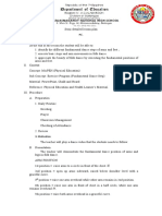 P.E. I. Objective: Tel. No. (043) 461-2511