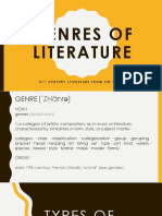 Genres of Literature: 2 1 Century Literature From The Wolrd