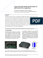 Electrolytic Capacitor Thermal Model and Life Study For Forklift Motor Drive Application