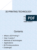 3d Printing Technology