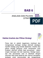 Bab 6 Analisis Dan Pilihan Strategi