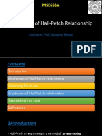MSE658A: Simulation of Hall-Petch Relationship